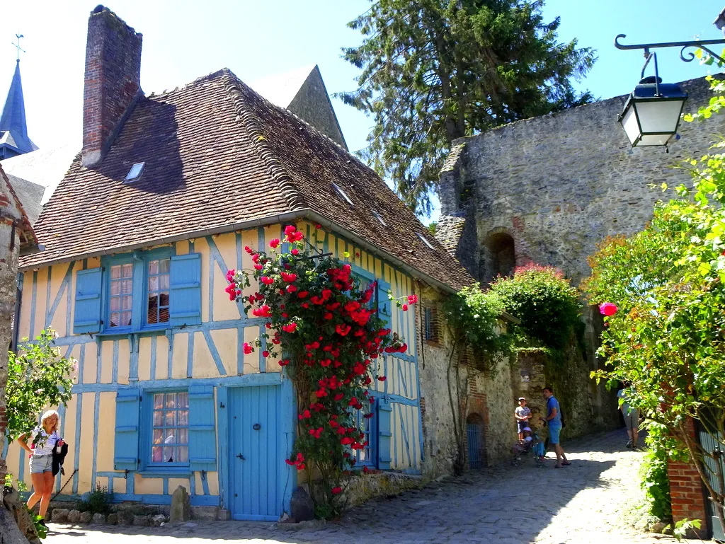 Maison bleue &agrave; Gerberoy